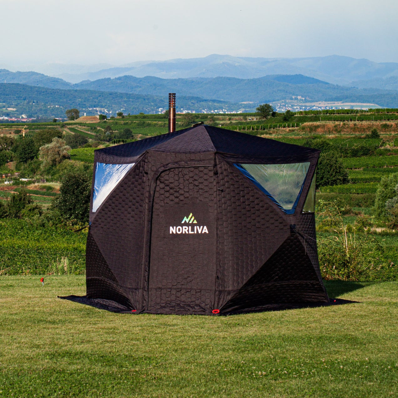 Tente sauna mobile Dalen avec poêle à sauna