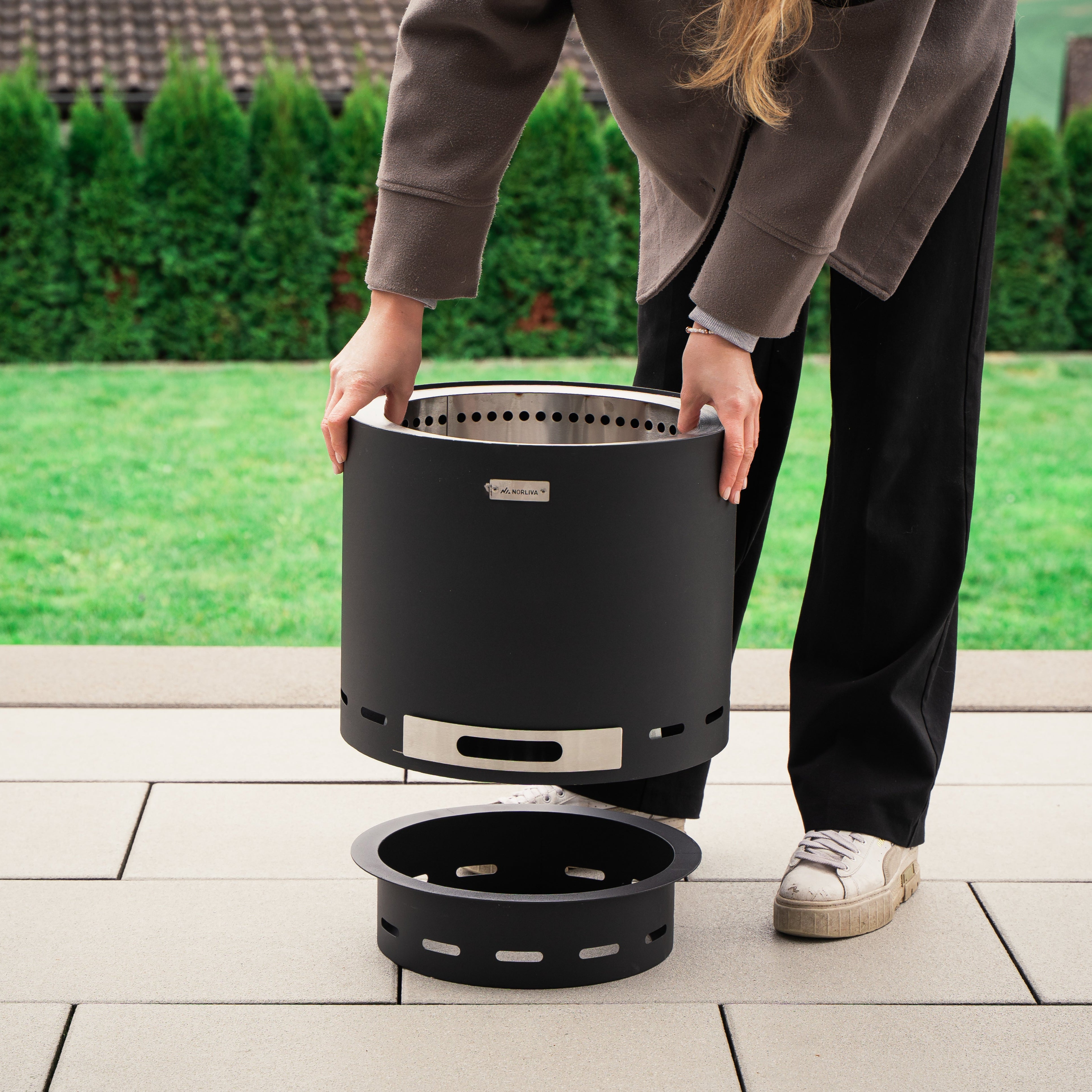 Ensemble : Eda + couvercle + grille de cuisson