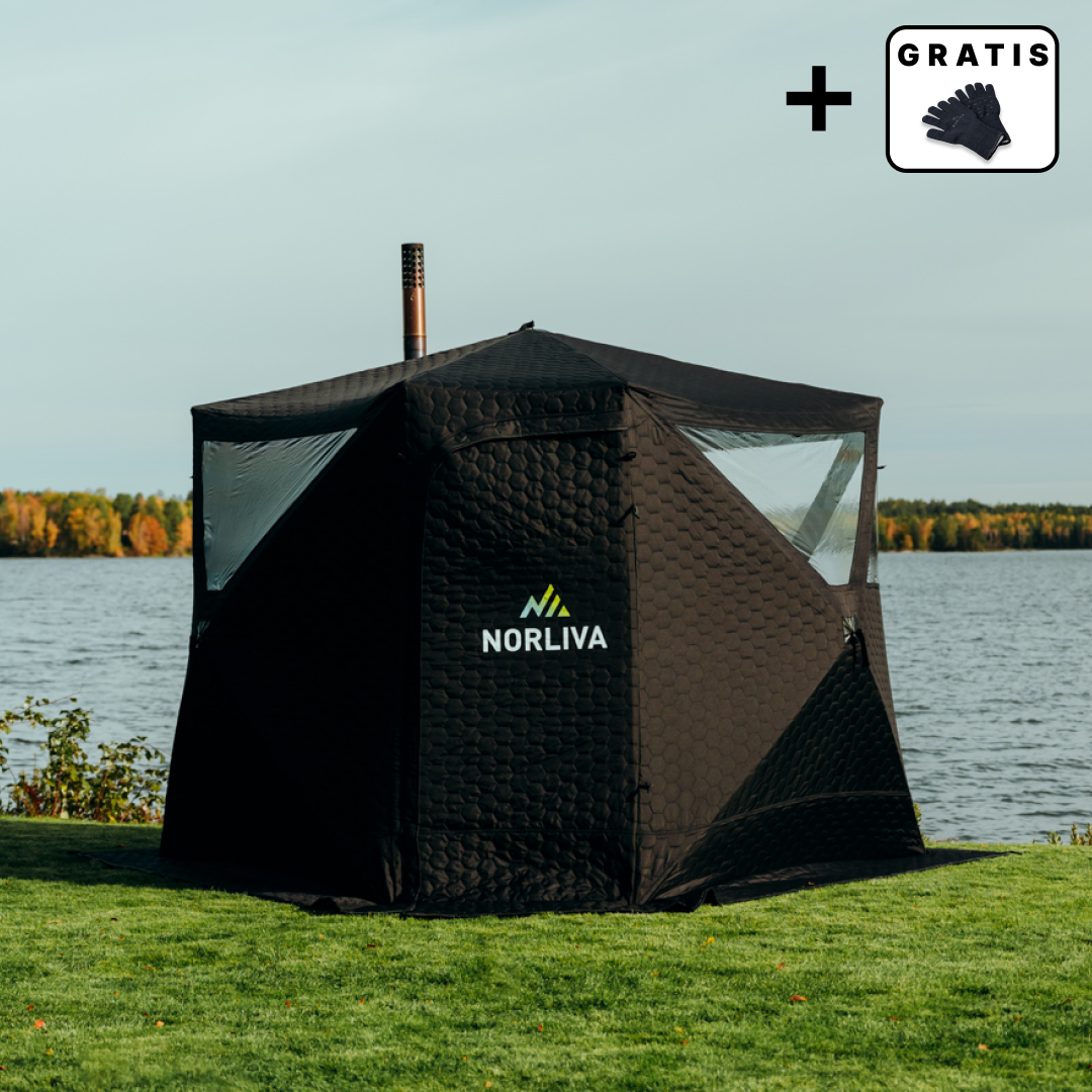 Tente sauna mobile Dalen avec poêle à sauna