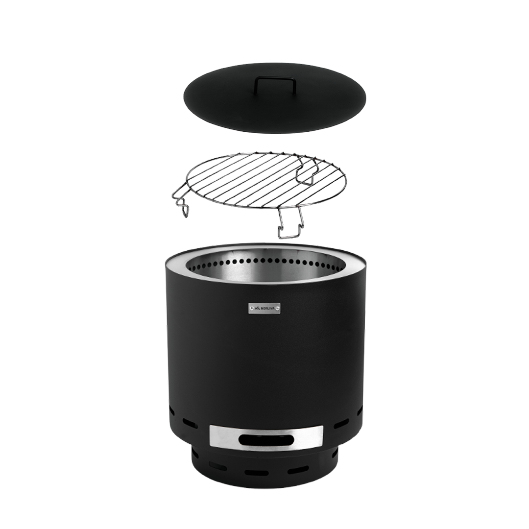 Set: Eda + Deksel + Grillrooster