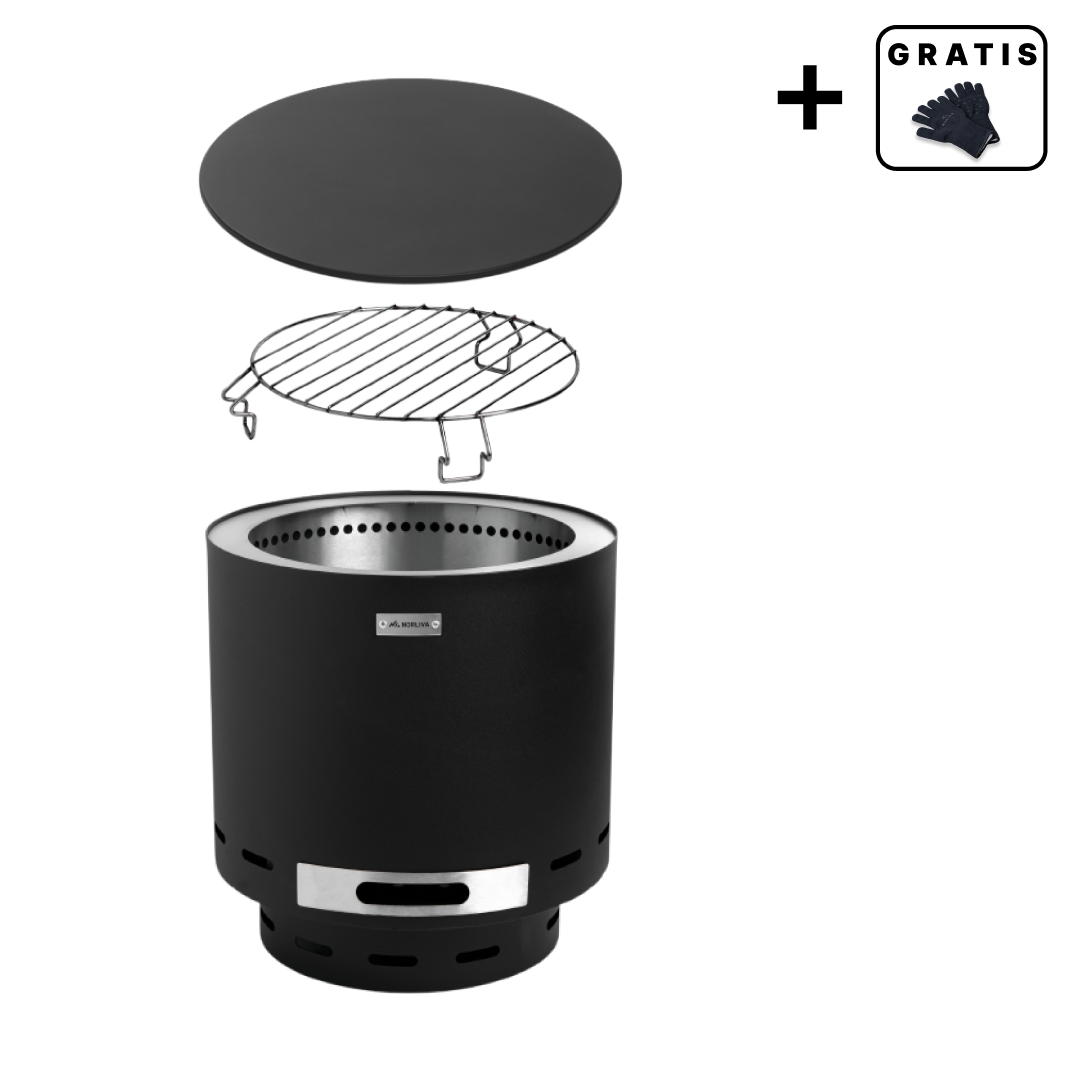 Ensemble : Eda + couvercle + grille de cuisson