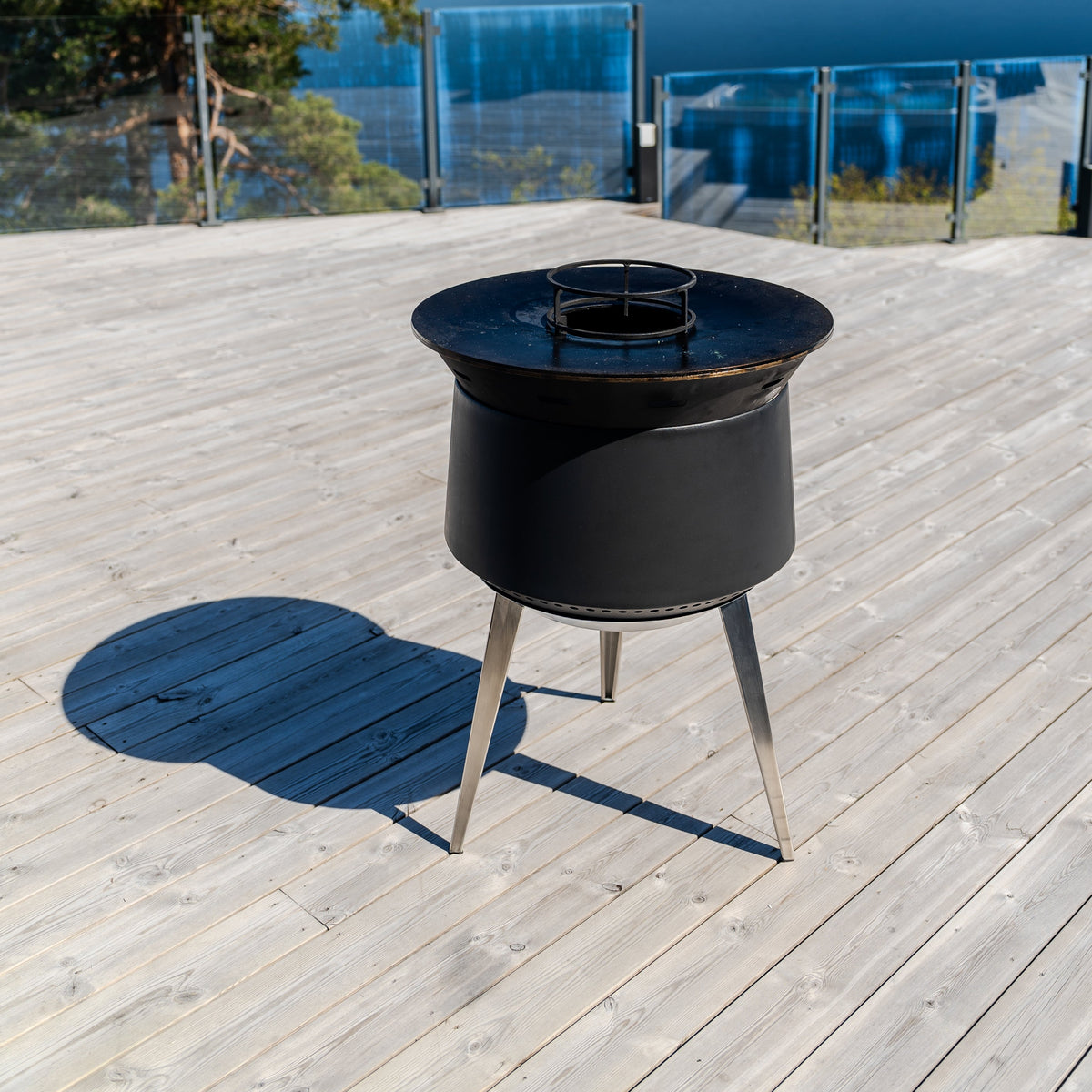 Vuurplaatgrill, plancha-opzetstuk Skara