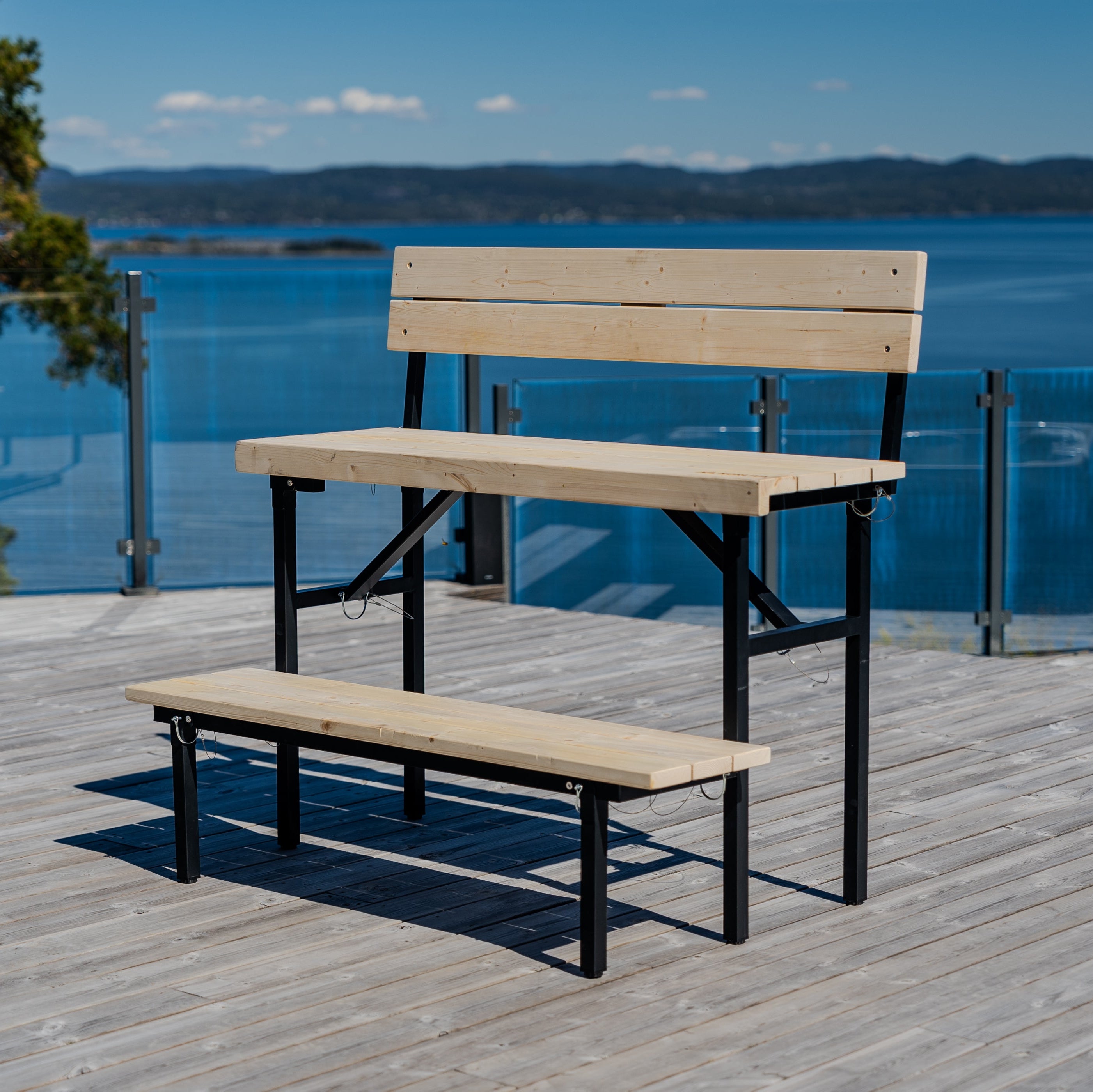 Set: Tente de sauna Dalen 3.0 + poêle + accessoires de sauna + housse de protection contre la pluie + banc à deux niveaux