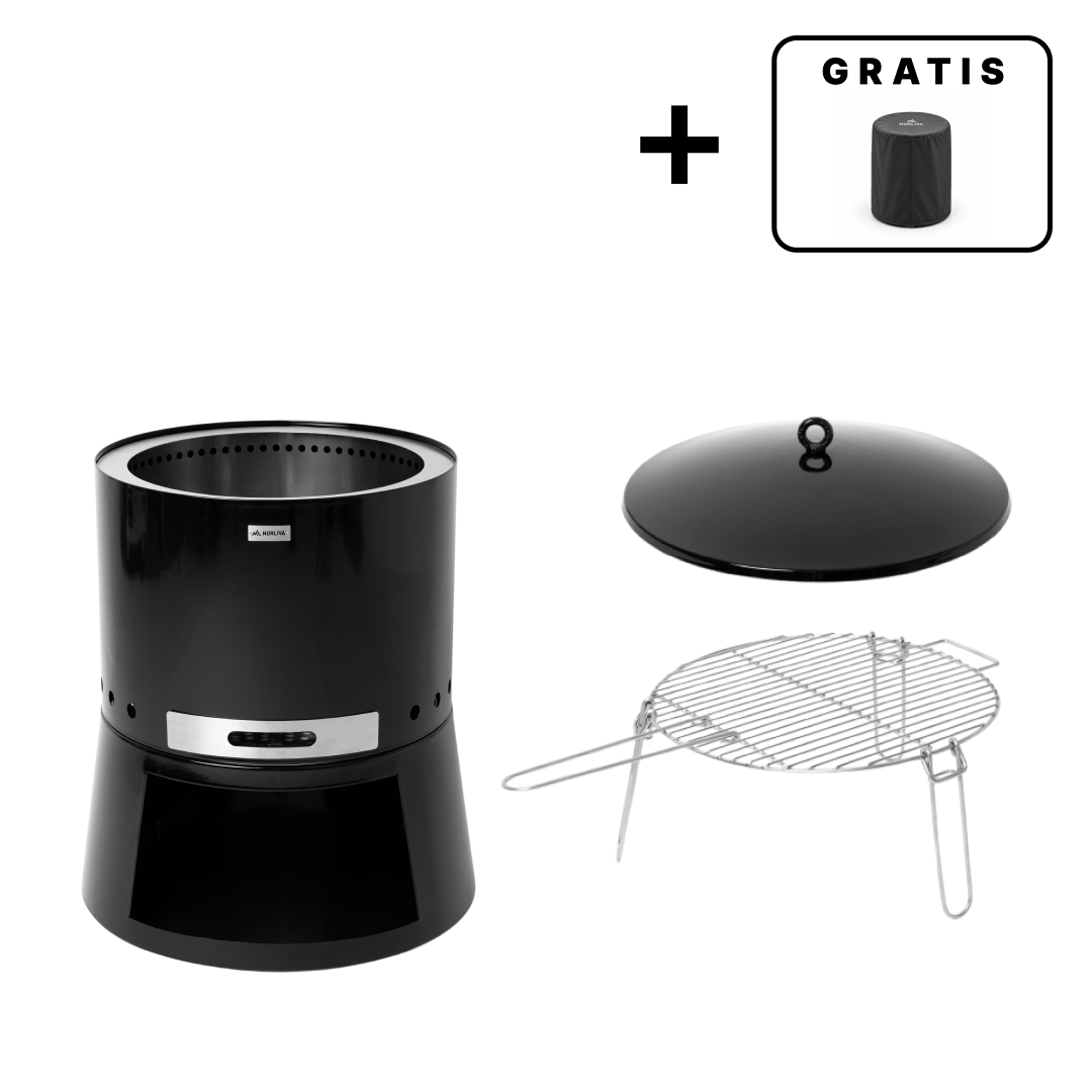 Set: Senja Pluss + deksel + grillrooster