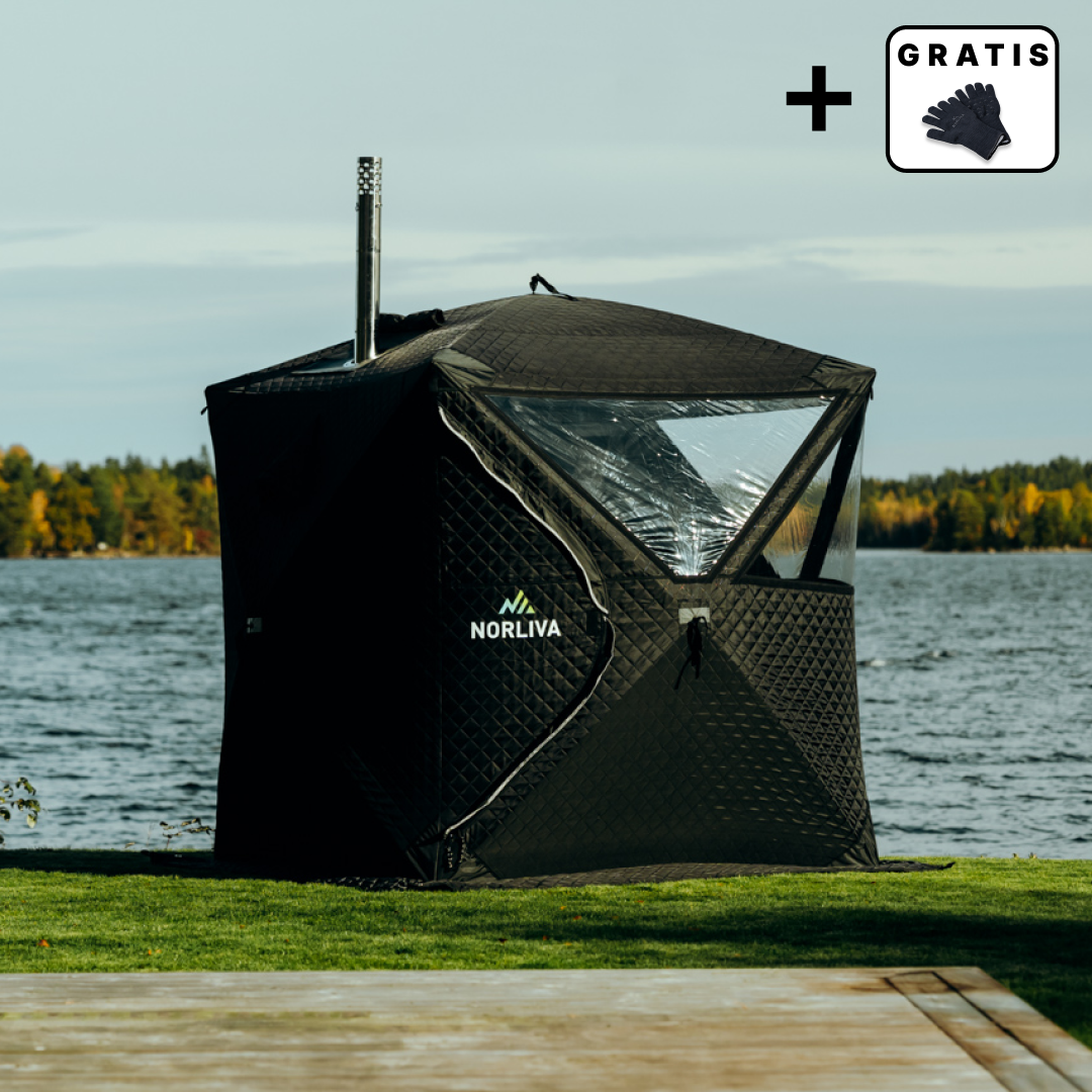 Tente sauna mobile Isen avec poêle à sauna