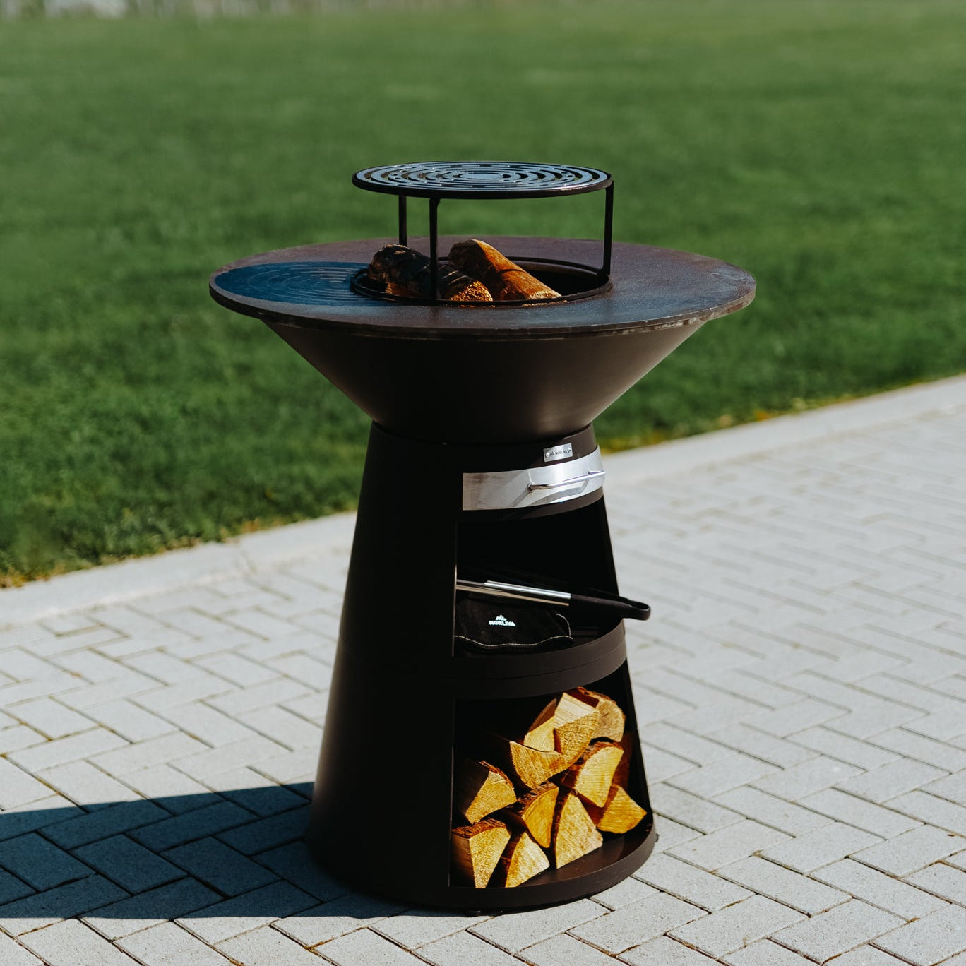 Barbecue à plaques de feu Aska, 80 cm