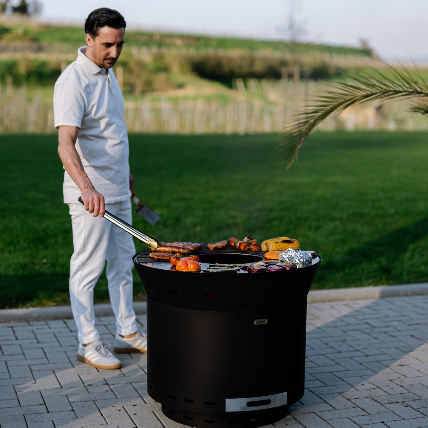 Grillrooster voor vuurplaatopzetstuk Lunda