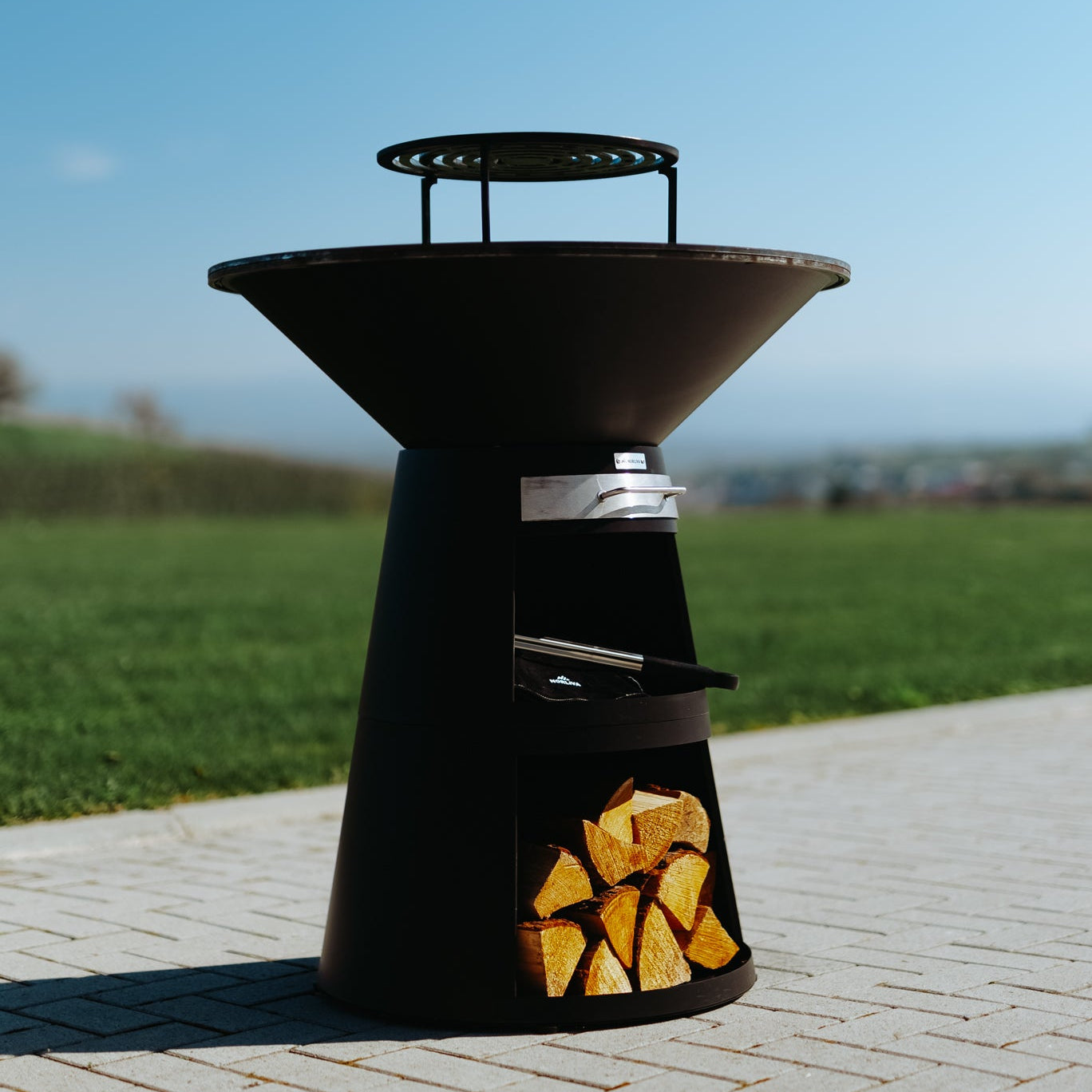 Barbecue à plaques de feu Aska, 80 cm