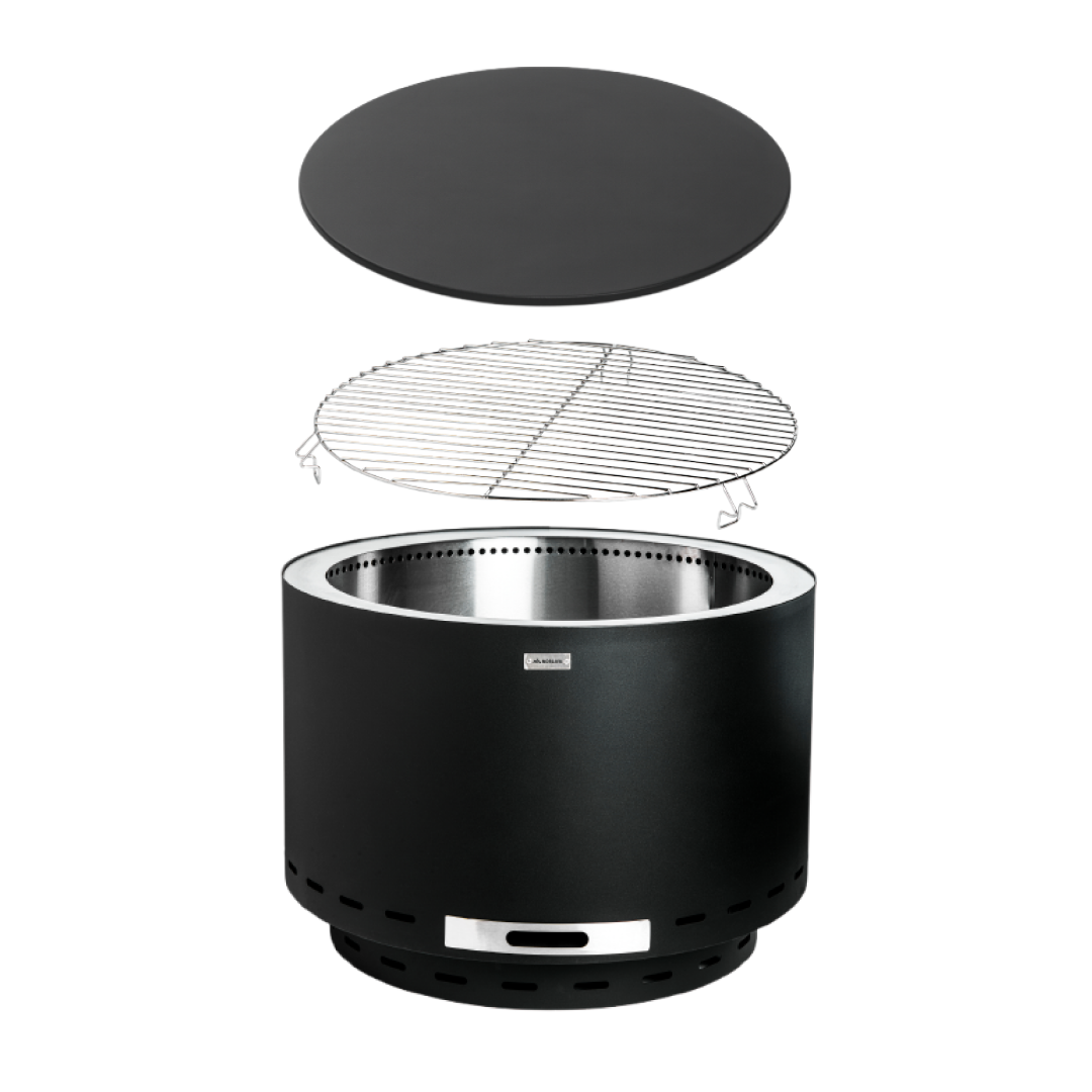 Set: Lunda + deksel + grillrooster