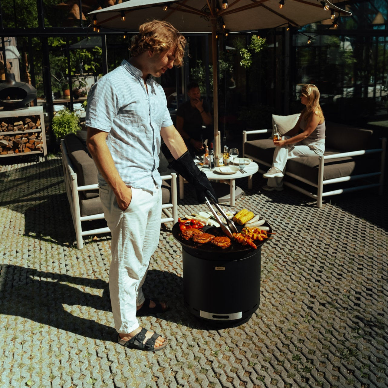 Set : Brasero Skara avec plaque plancha