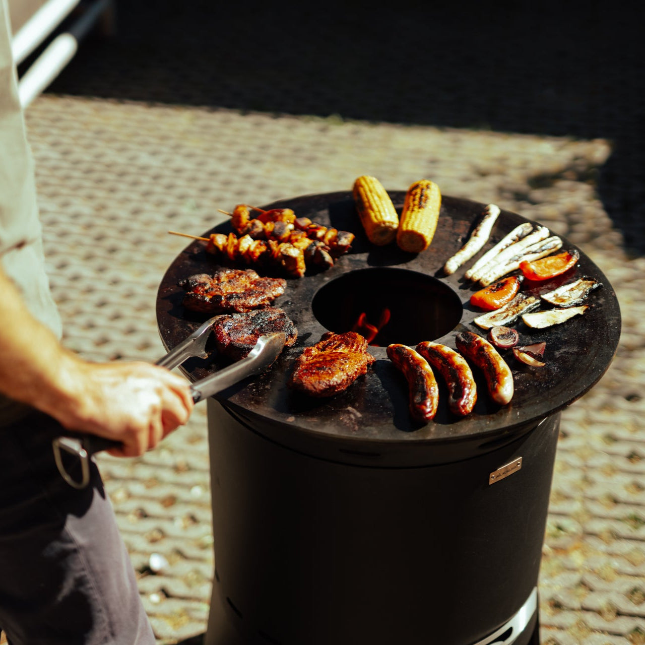 Set: Skara Pluss + vuurplaatgrill