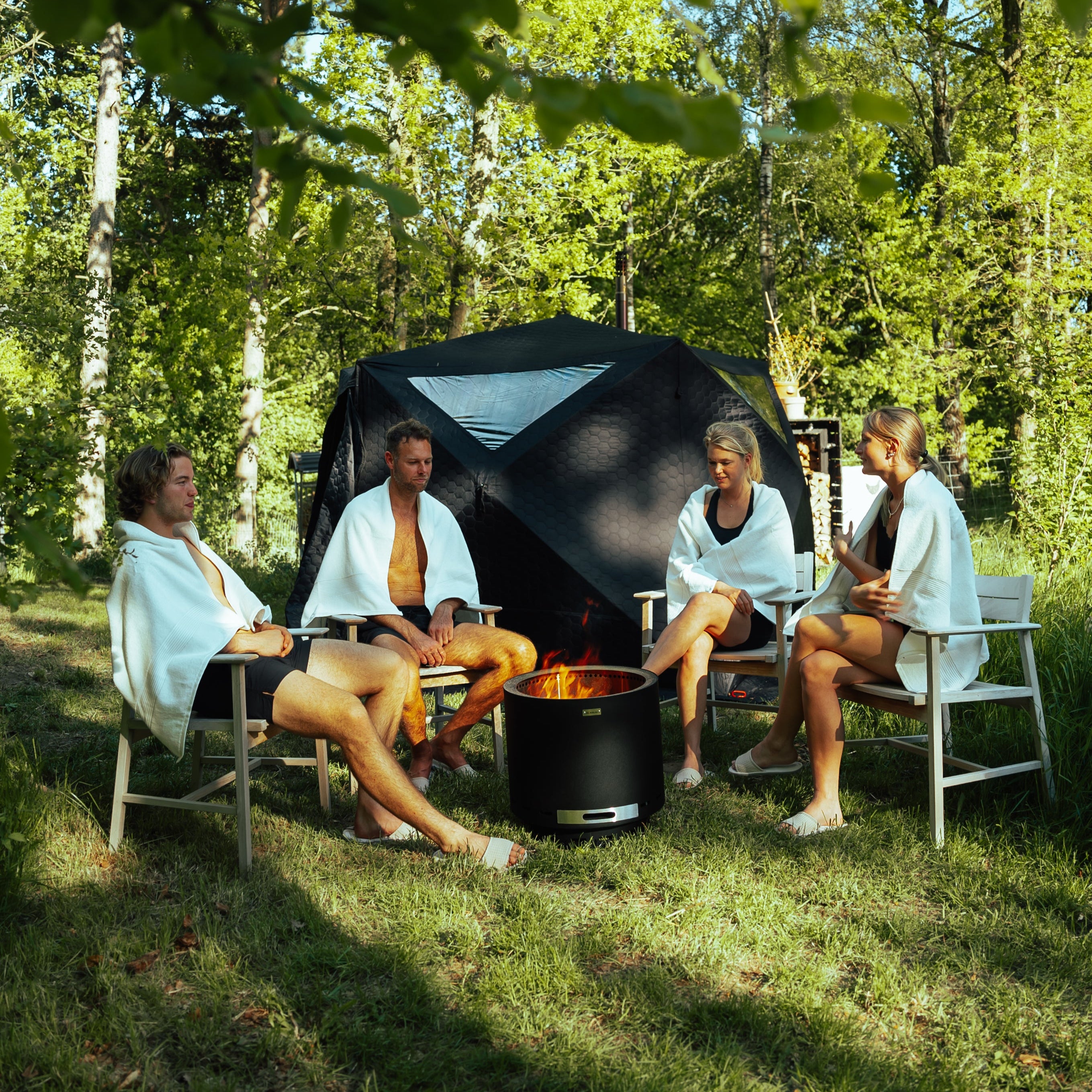 Tente sauna mobile Dalen 2.0 avec poêle sauna