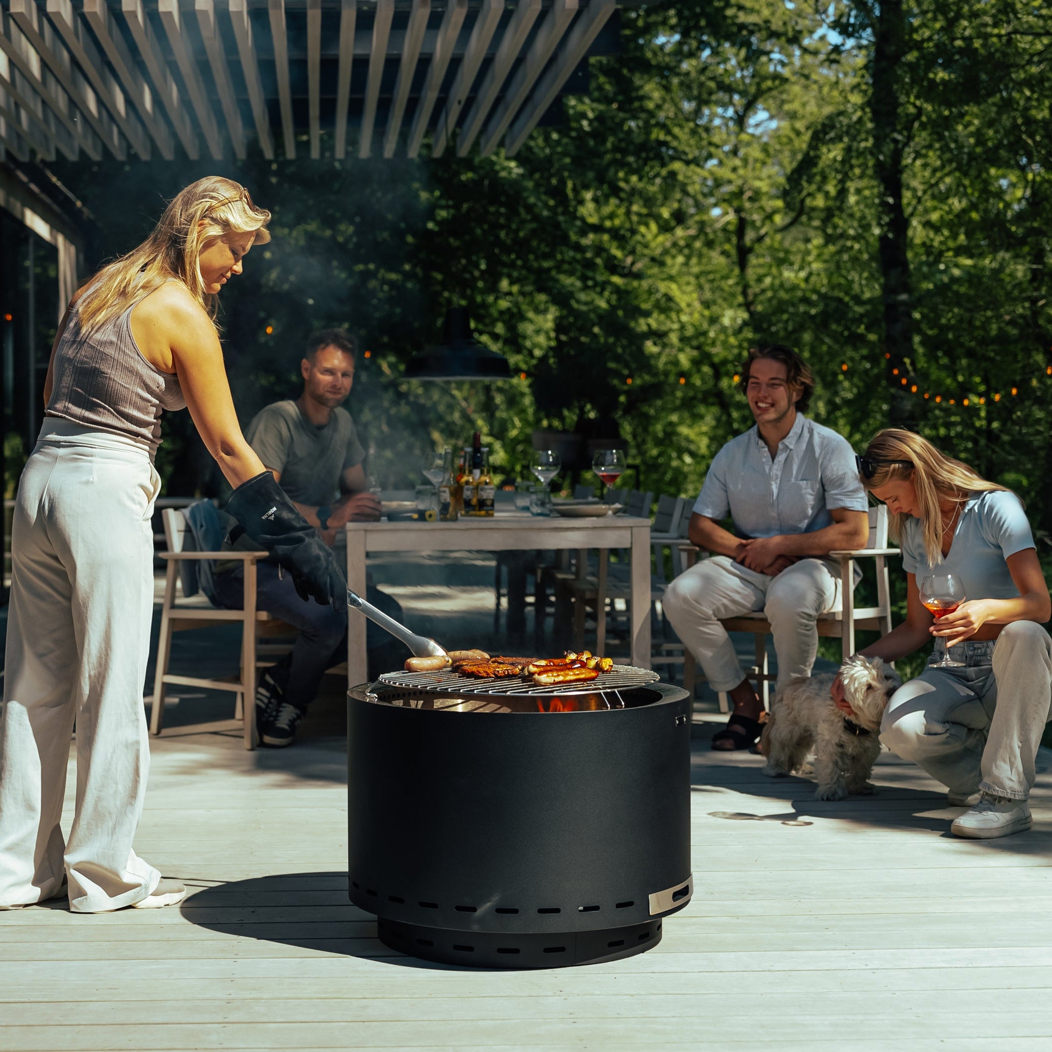 Set: Lunda + grillrooster
