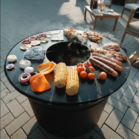 Plancha de barbecue Lunda, accessoire de plaque de cuisson