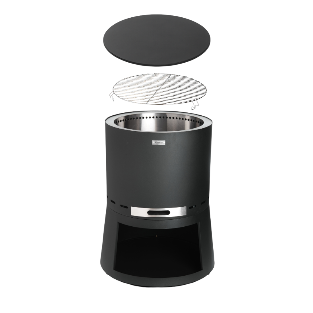 Set: Skara Pluss + Deksel + Grillrooster