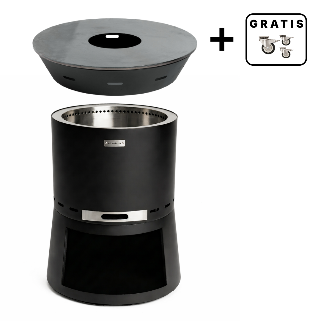 Set: Skara Pluss + vuurplaatgrill