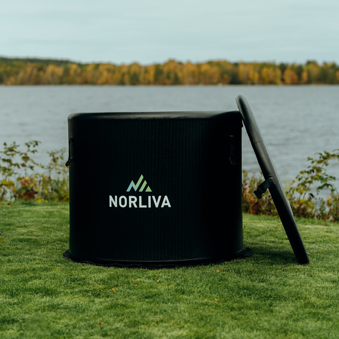 Set: saunatent Isen + kachel + sauna-accessoires + regenhoes + ijsbadton