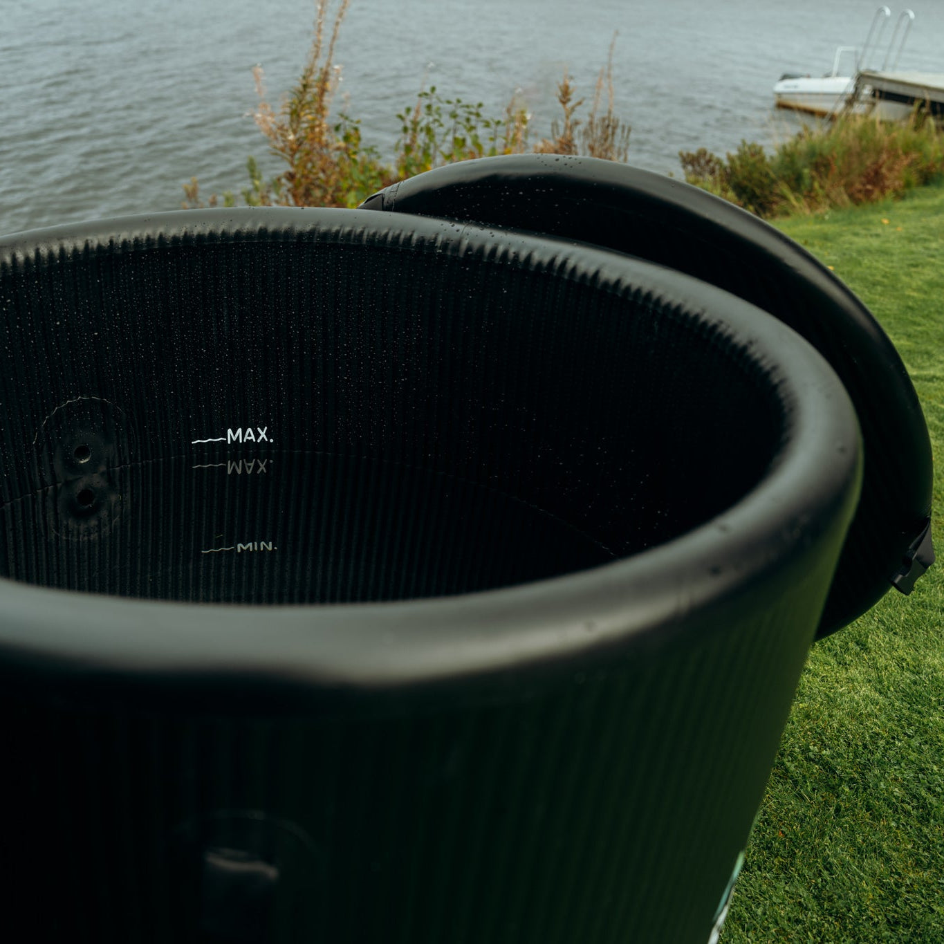 Set: saunatent Isen + kachel + sauna-accessoires + regenhoes + ijsbadton