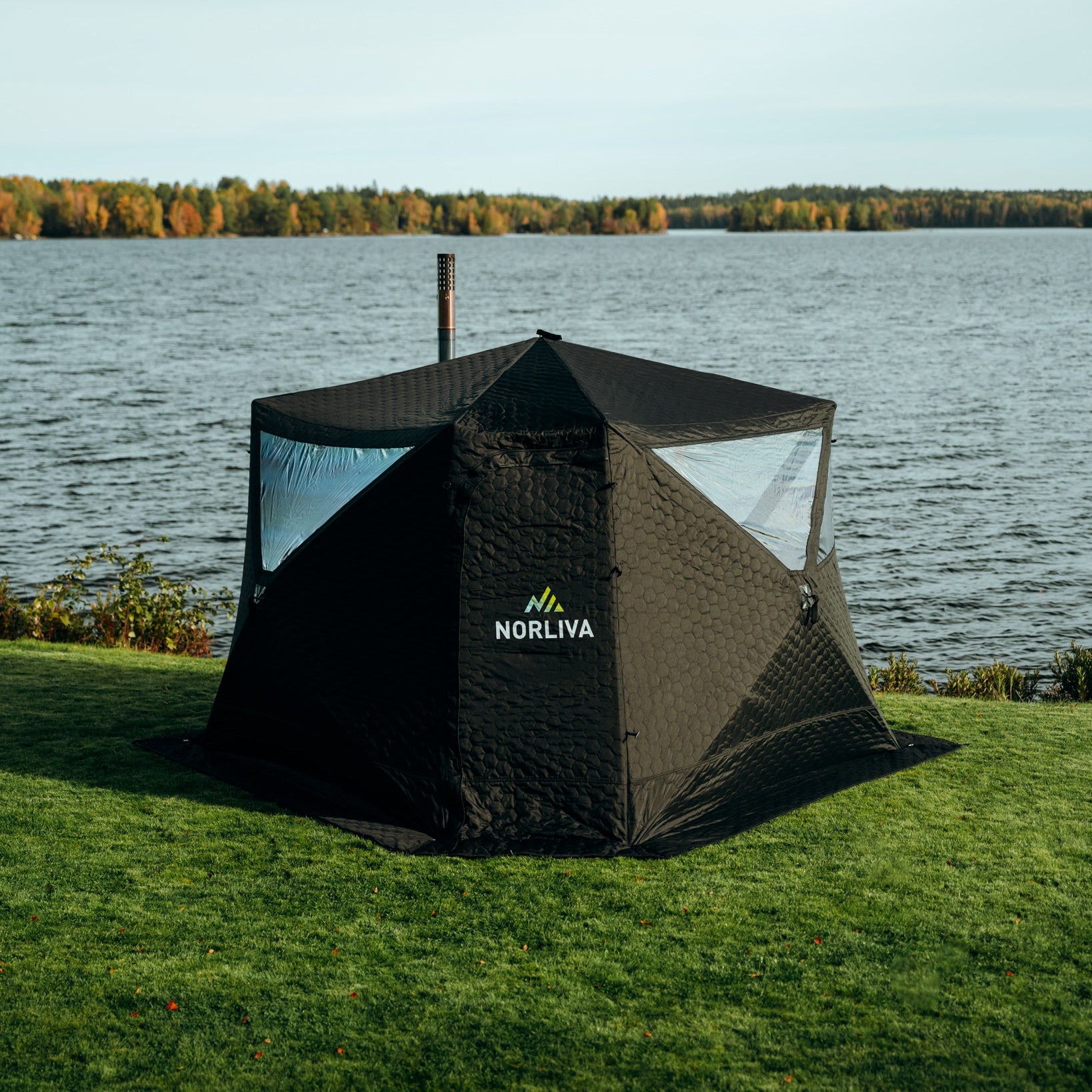 Tente sauna mobile Fjorden avec poêle à sauna