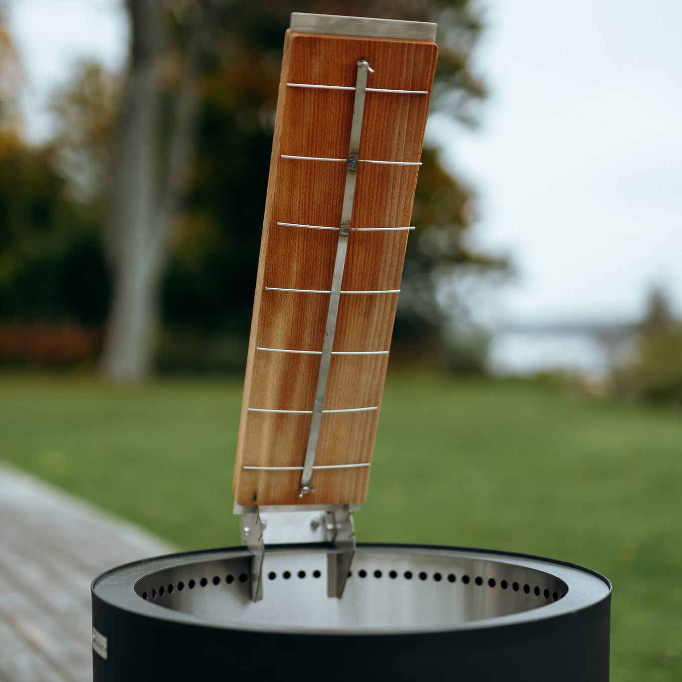 Norliva planche à saumon flambé pour brasero