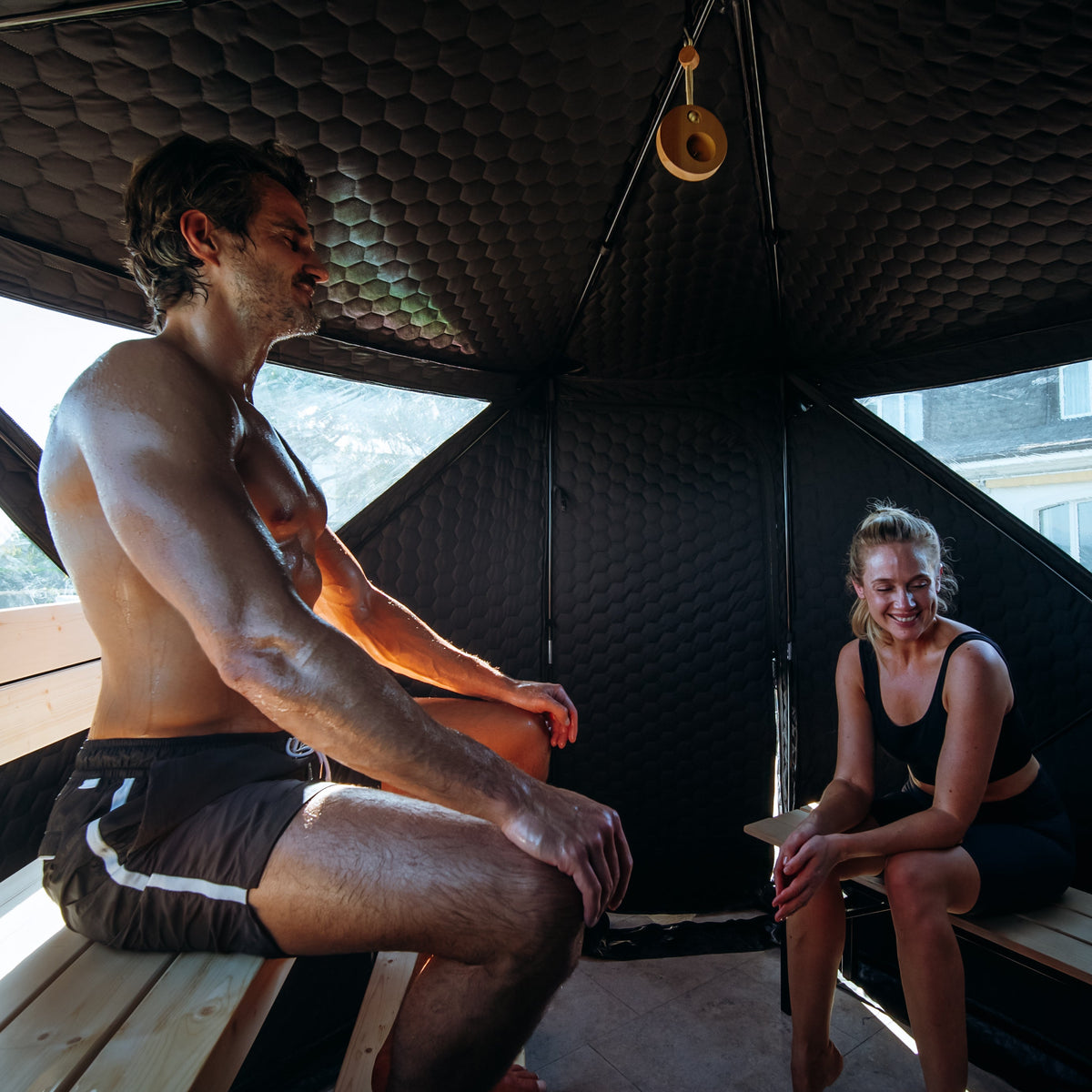 Tente sauna mobile Dalen 3.0 avec poêle de sauna