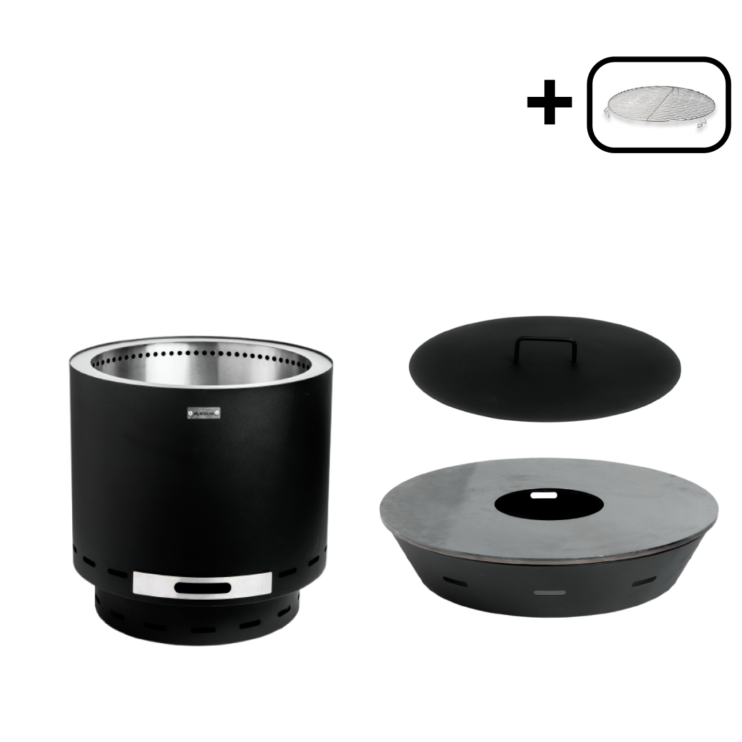 Set : Brasero Skara avec plaque plancha et couvercle
