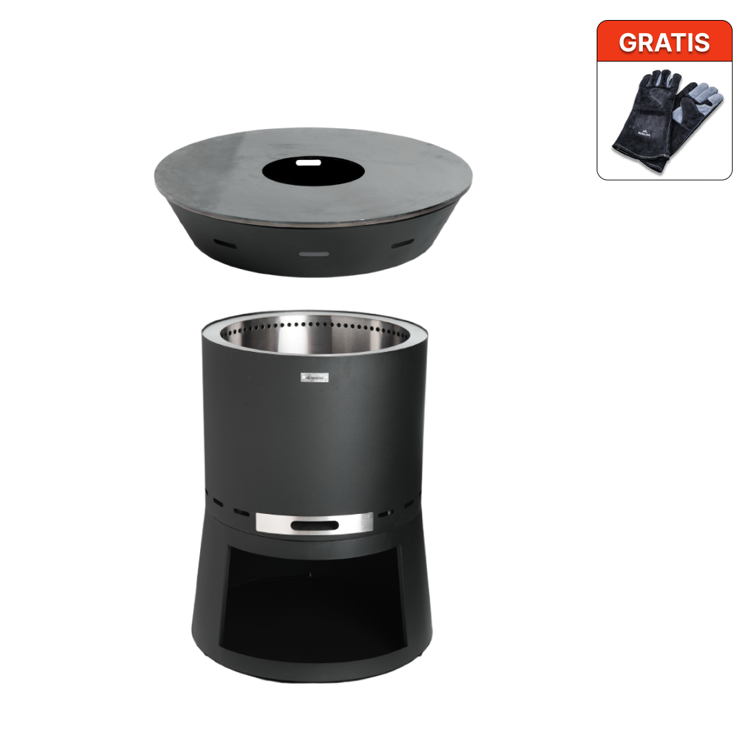 Set : Brasero Skara Pluss avec plaque plancha