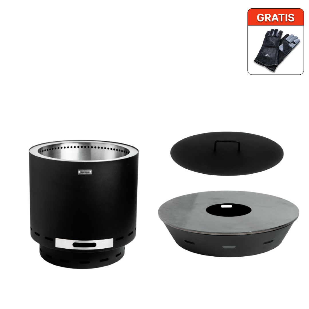 Set : Brasero Skara avec plaque plancha et couvercle