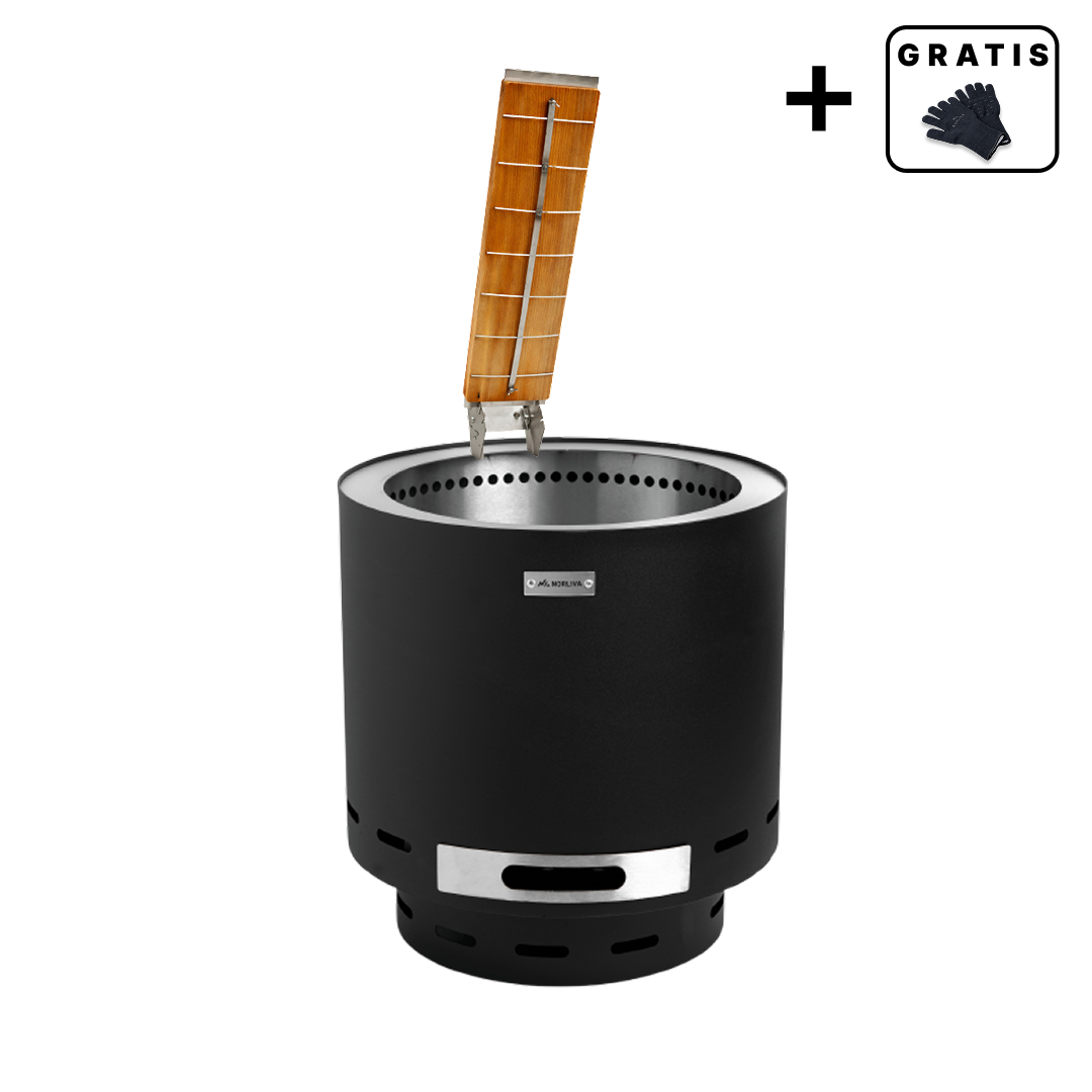 Set: Eda + plank voor vlammende zalm