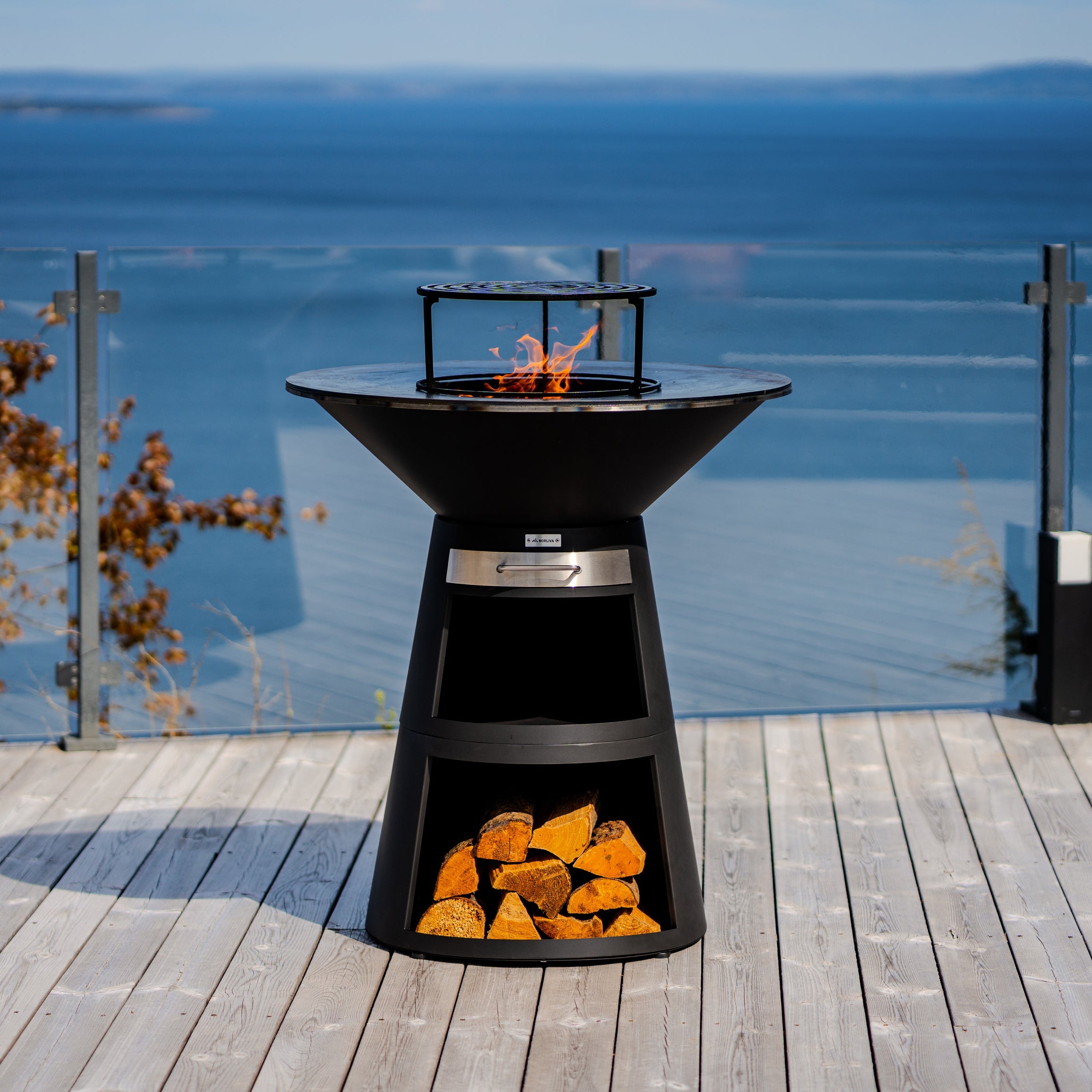 NORLIVA Aska plancha BBQ, 80 cm