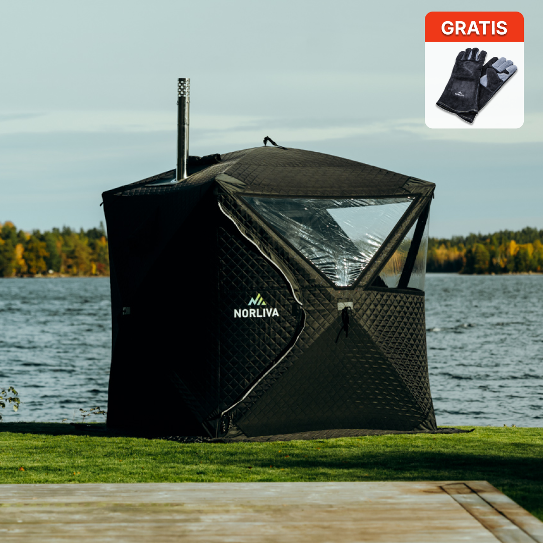 Tente sauna mobile Isen avec poêle à sauna