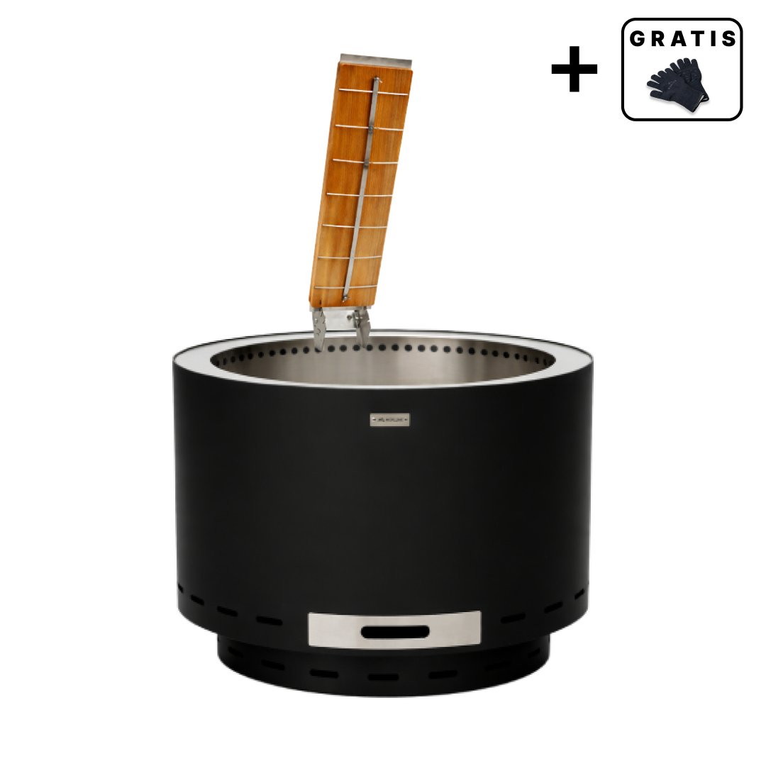 Set: Lunda + plank voor vlammende zalm