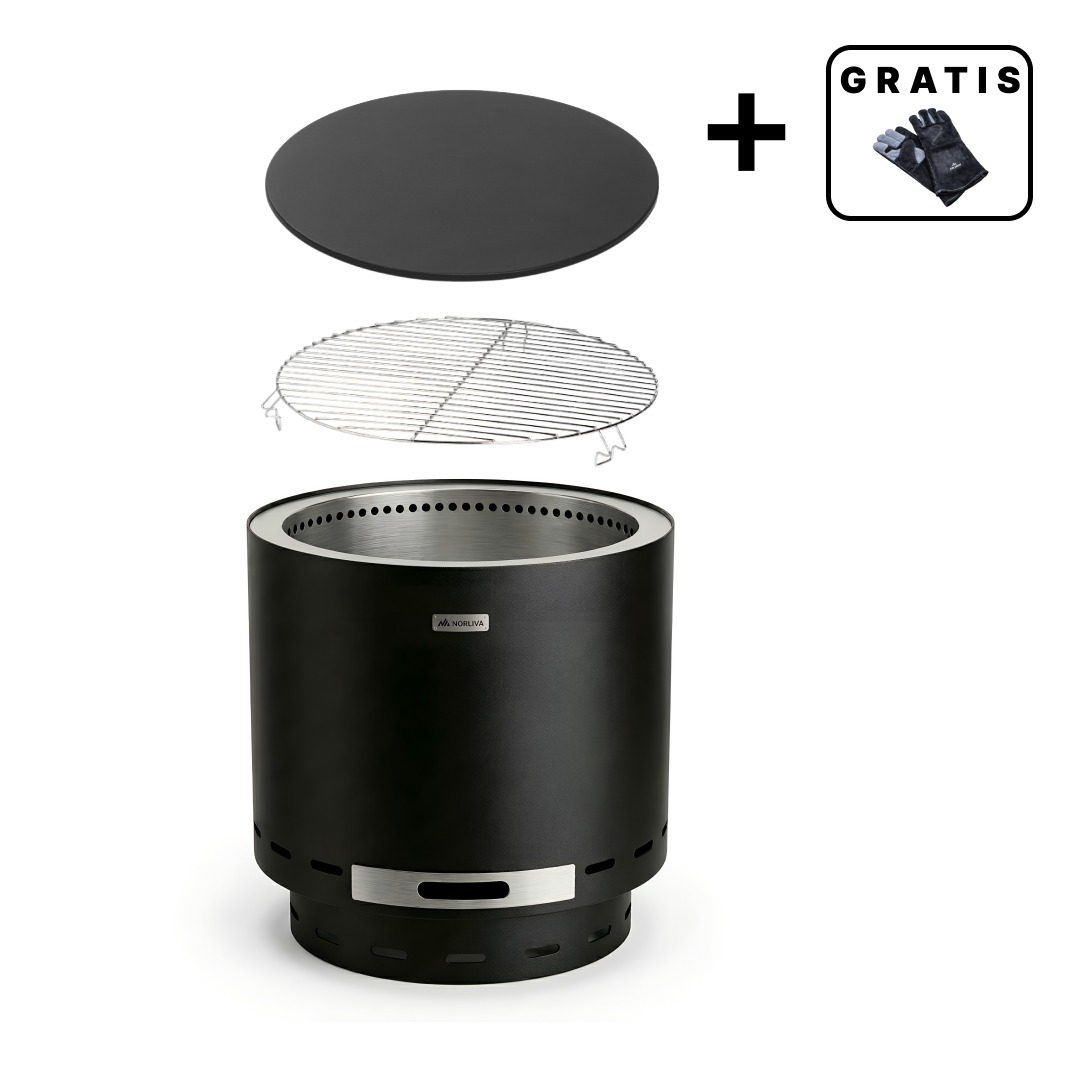 Set: Skara + Deksel + Grillrooster