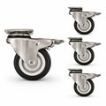 Wielset voor vuurplattengrill Aska, 4 stuks