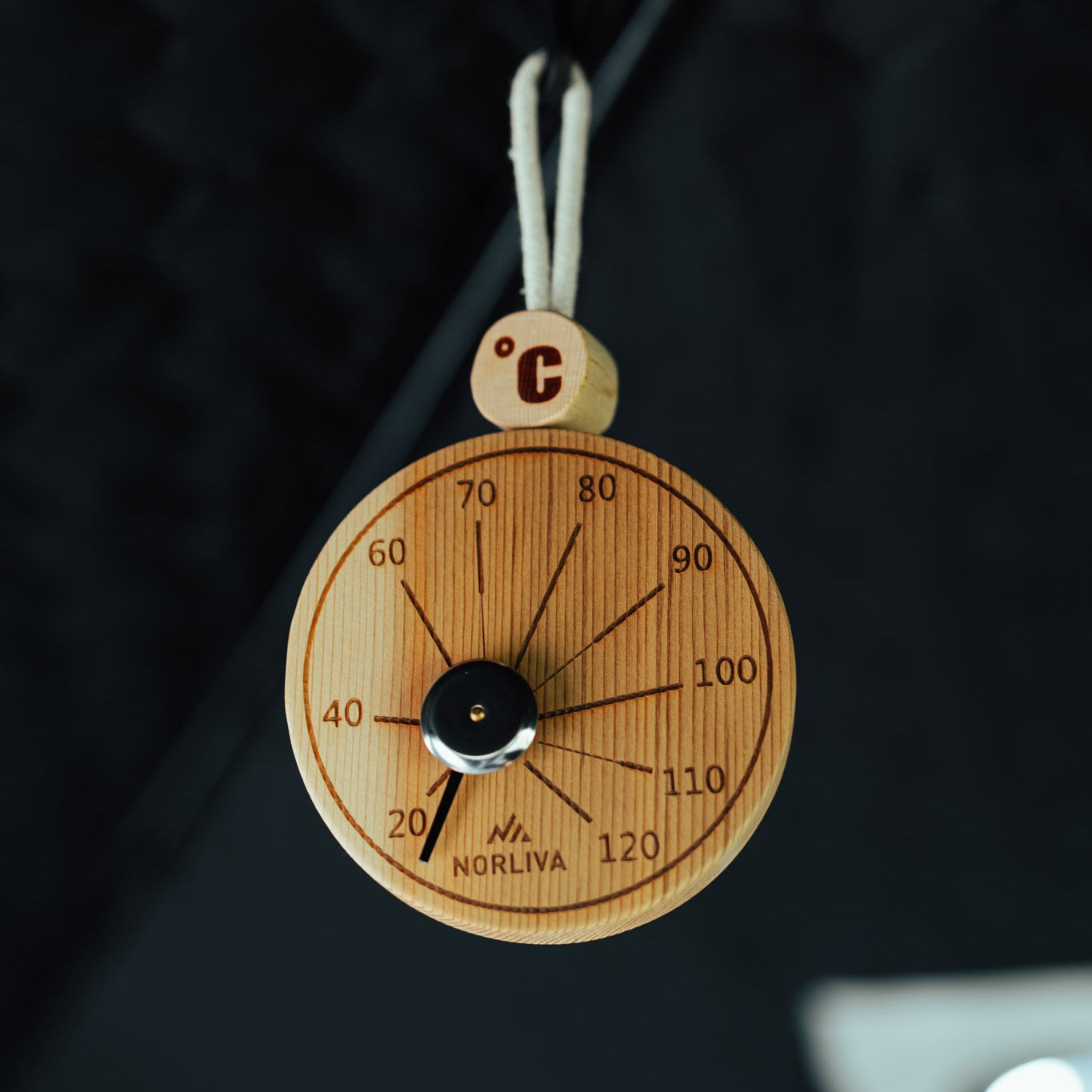 Saunathermometer, ophangbaar